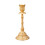 Decorative Embossed Taper Candle Holders For Home-gold high 1