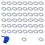 Multipurpose Rotating Curtain Hole Punch With 50Pcs-Silver 1