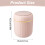 Mini poubelle de bureau avec couvercle, 2,2 L 3