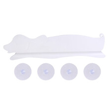 Kitchen Sink Splash Guard Water Barrier With Cute-white puppy