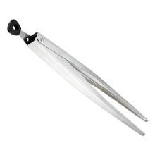 Professional Food Tongs 304 Stainless Steel Locking Grill Tongs