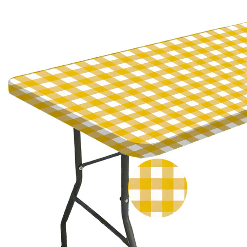 Elegant Designs Elastic Tablecloth Windproof Nonslip-5 75x182cm