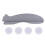 Suction Cup Plastic Water Baffle Prevents Splashes-gray kitten 1