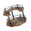 Easy Assemble Retro Styles Shelf for-Plum blossom U shape 1