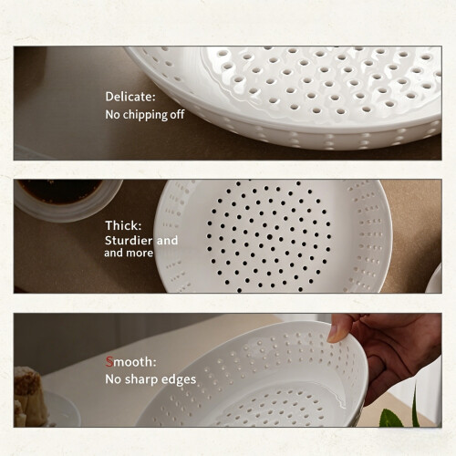 Stylish Ceramic Steam Plate For Even Heat Distribution-D 1