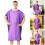 Hooded Robe For Women And Men Highly-Single button right 3