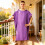 Hooded Robe For Women And Men Highly-Single button right 7
