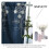 Navy Blue Polyester Cafe Curtain 29x24 Inch 3