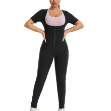 Women's Full-Body Shapewear with Zipper, Slim Fit, XL