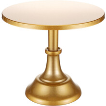 Metall-Kuchenständer, rund, 25 cm, goldfarben, Vintage