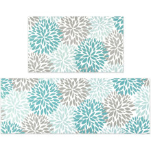 Anti-Fatigue Kitchen Rug Set – 2 pcs, 17" x 47" & 17" x