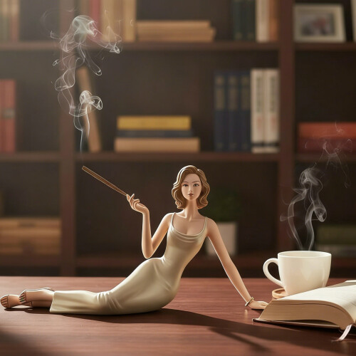 Decoratieve ABS geurhouder Abstract Lady Shape Sculpture-A 2
