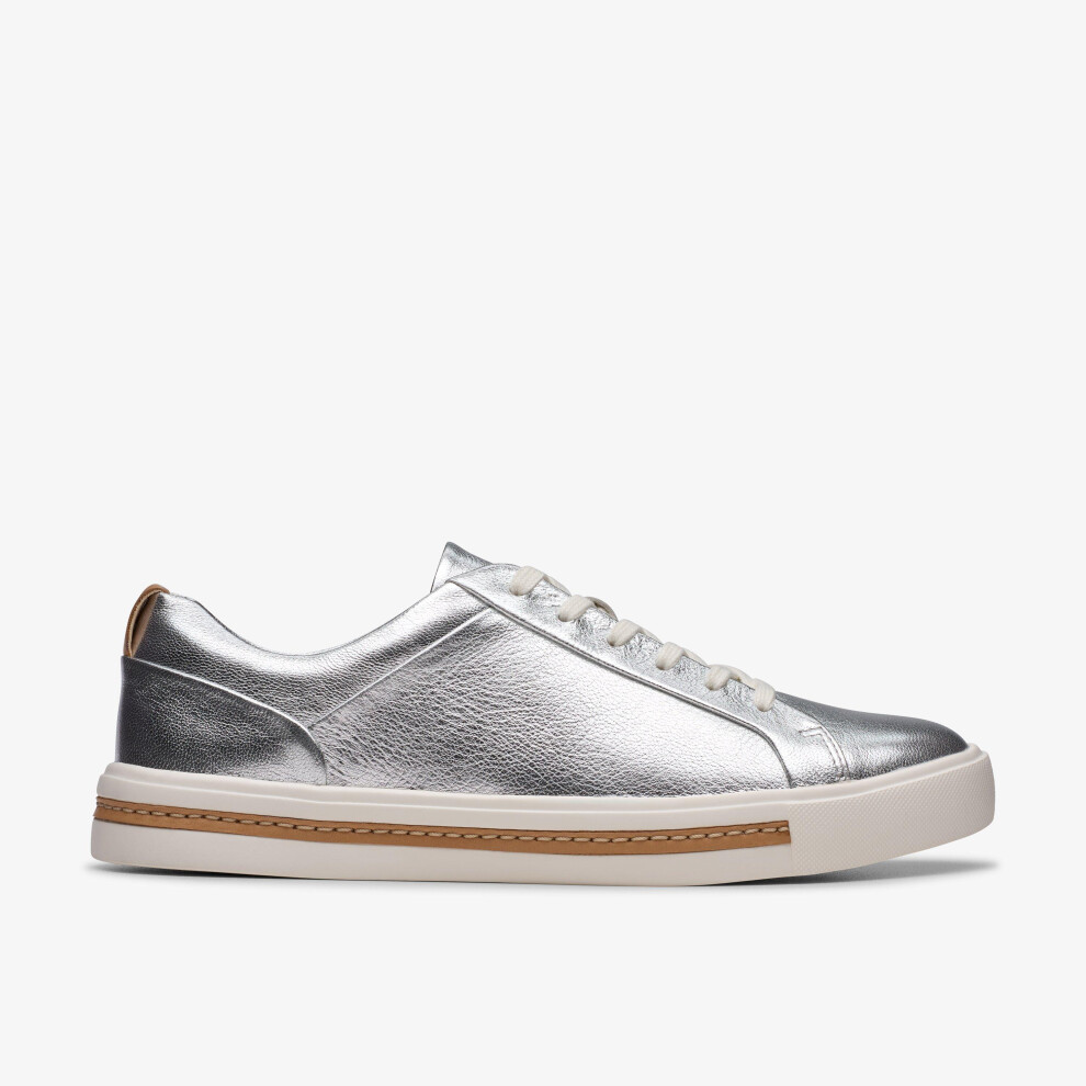 Clarks (Fit Type[Shoes], Shoe Size) Un Maui Lace Metallic Silver