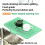 Secure Food Safe elastomer Dish Rack Pad For Fruits-Black 7