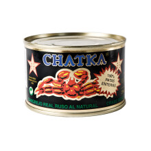 Chatka King Crab 100% Jambes en Boîte 185g