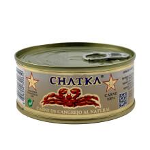 Chatka King Crab 100% Viande en Boîte 110g