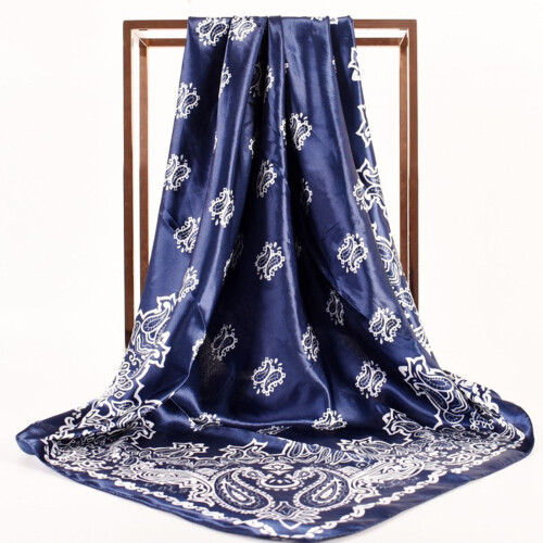 Paisley Polyester Square Scarf 90cm x 90cm 2
