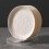4 Pack Round Plastic Serving Trays – 15 cm Beige 4