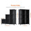 White Cube Storage Organizer with Metal Hammer Finish 13.7 3