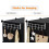 White Cube Storage Organizer with Metal Hammer Finish 13.7 5