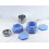 Concrete Ashtray with Lid – Hexagonal, Stainless Steel 5