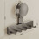 Strong Adhesive Bathroom Hook No Drilling Needed Holds-Gray 4
