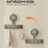 Strong Adhesive Bathroom Hook No Drilling Needed Holds-Gray 5