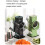 Ergonomic Grip Food Grater Having Viewable-green grass 3