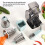 Ergonomic Grip Food Grater Having Viewable-green grass 5