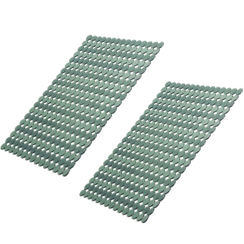 Premium PVC Nonslip Sink Liners Flexible-Translucent dark gre