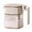 Clear Glass Spices Jars With Spoon Compartment And-Grey 1