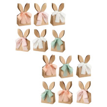 12Pcs Easter Party Gift Boxes with Decorative Ribbon-1 12