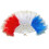 Éventail à main de Style chinois, éventail à plumes, rétro-Blanc 1