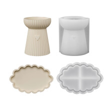 Food Grade Silicone Candle Holder Mould For Home Decoration Craft