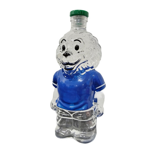 Bouteille d'alcool animale transparente Unqiue avec cadeau de