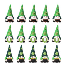 15/30 Mini Figurines de Gnomes de la Saint-Patrick-15 pièces