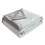 Couverture confortable en gaze à bulles, couette-Gris B 1
