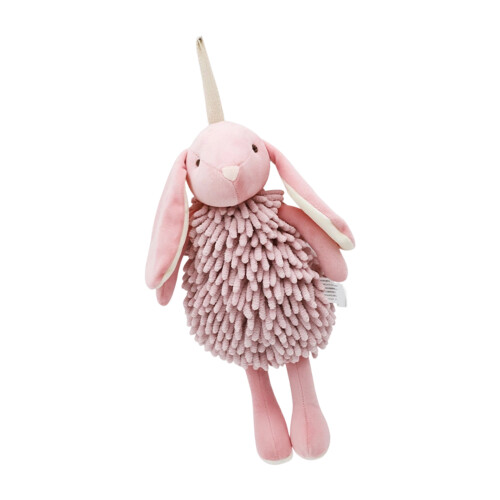 Serviettes à main en forme de lapin de pâques, pour salle-Rose