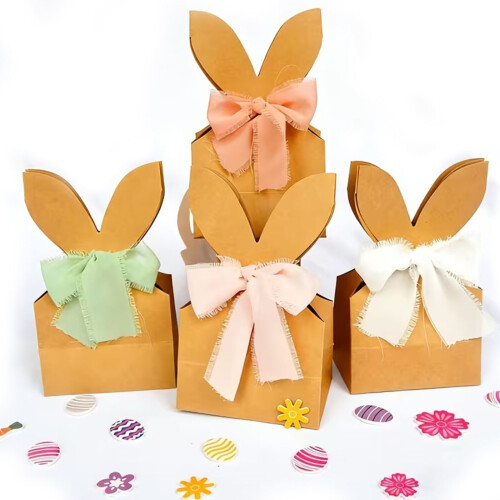 12Pcs Easter Party Gift Boxes with Decorative Ribbon-1 12 2