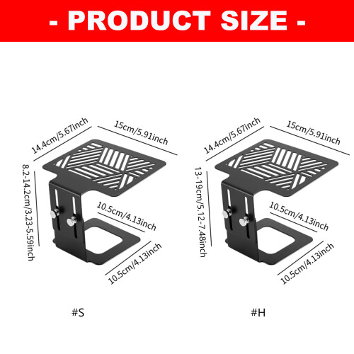 Practical Adjustable Coffee Stand For Accurate-Black Short 1