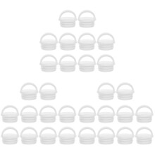 30Pcs Durable White Silicone Mop Bucket Plug for Hole Sealing