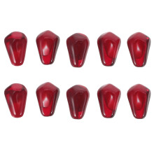 10Pcs Realistic Red Fake Pomegranate Seeds Resin Beads for Craft Decor