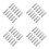 100Pcs Silver Metal Stamping Rectangle Blanks Blank Tags for Craft Use 1
