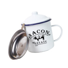 Crémier en émail pratique de 1200ML, Pot de cuisine-Ensemble 1