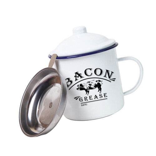 Crémier en émail pratique de 1200ML, Pot de cuisine-Ensemble 1