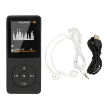 Reprodutor de música digital com qualidade de som sem perdas, som HiFi, alto-falante integrado, design portátil com conectividade Bluetooth e