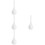 4Pcs White Ceramic Tableware Soup Spoons Long Handle Home Use 6