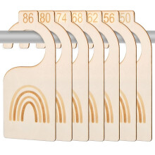 Simplifică-ți viața, separatoare din lemn pentru dulap pentru bebeluși cu design neutru din punct de vedere al genului, cadou pentru petrecerea