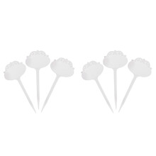 60Pièces Marques-Plantes Blancs Pour Culture Jardinage