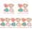 5Pcs Lightweight Plastic Nail Decorations Assorted Color DIY Charms 1